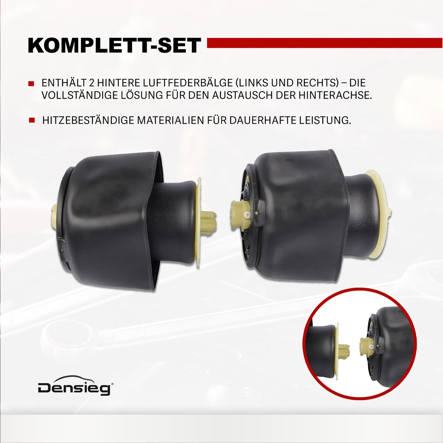 2x Luftfeder Federbalg Hinten Für BMW 5er GT F07 Touring F11 37106781827