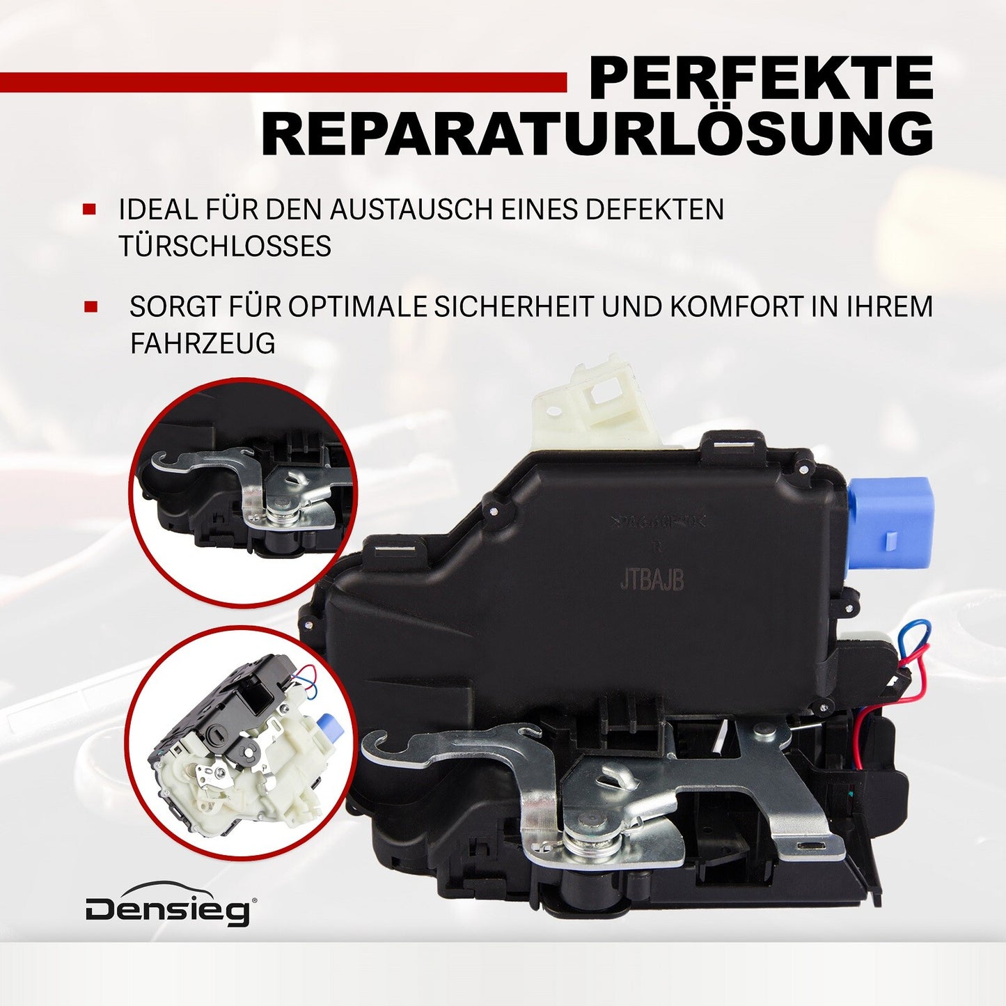 Türschloss Hinten Rechts für VW Polo 9N Seat Ibiza 6L1 Fabia 6Y2 6Y3 6Y5