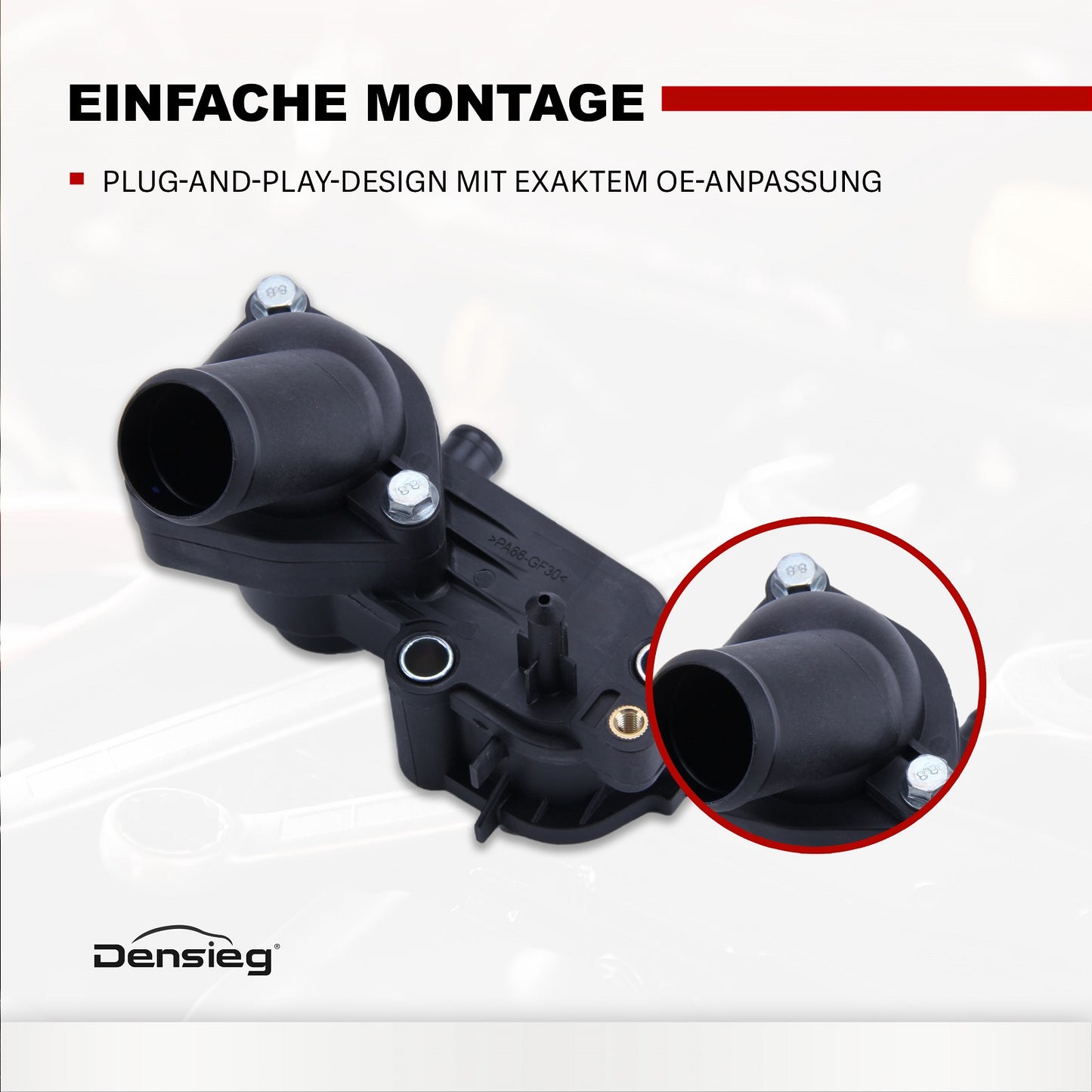 Thermostatgehäuse Kühlmittelflansch 1198060 für Ford Focus II Mondeo IV