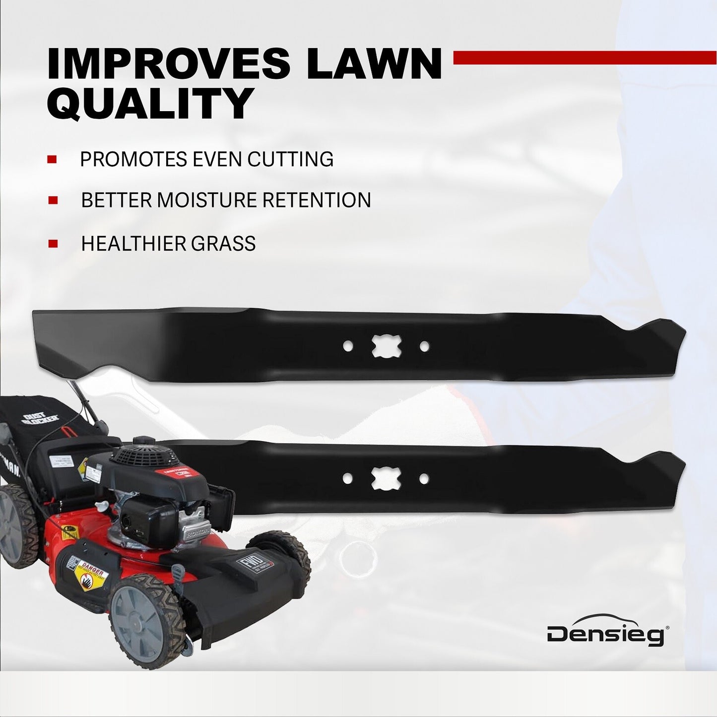 2x Rasenmähermesser Mulchmesser 53cm Troy-Bilt TB 5553 HWM TB 6553 HWM