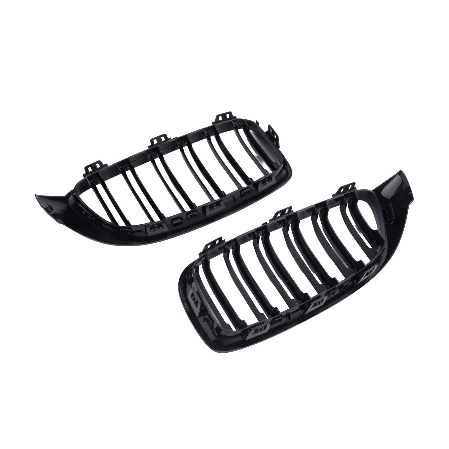 Nieren Kühlergrill Doppelsteg Glanz Schwarz für bmw 4er F32 F33 F83 F82