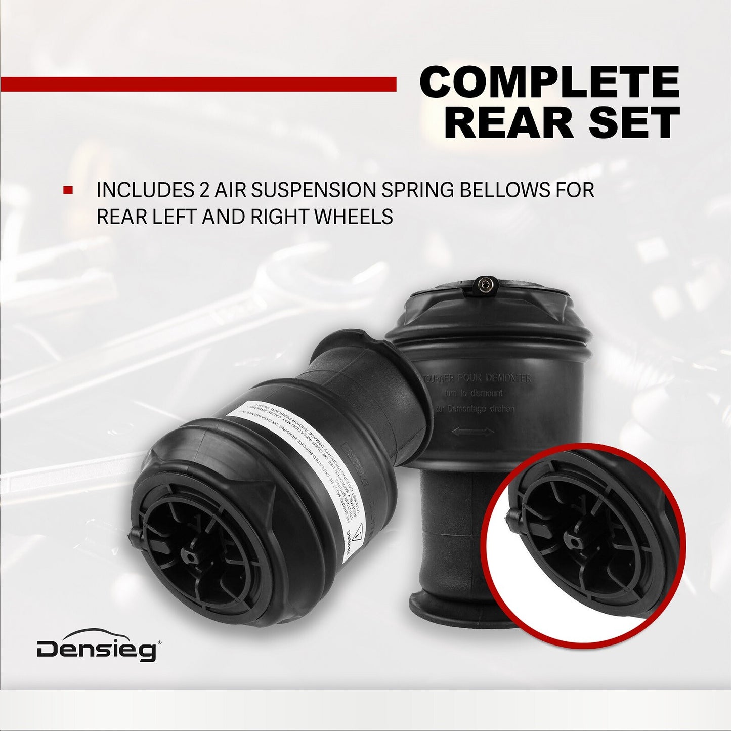 2x Hinten Luftfederbälge für Citroen C4 Grand Picasso 5102R8 5102GN