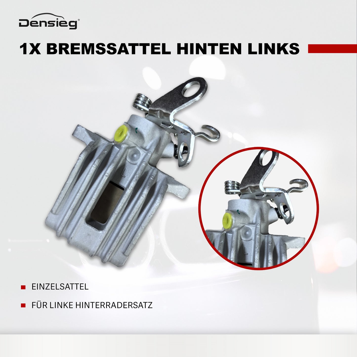 Bremssattel Hinten Links 1K0615423A für Audi A3 8P Seat Leon VW Golf 5 6