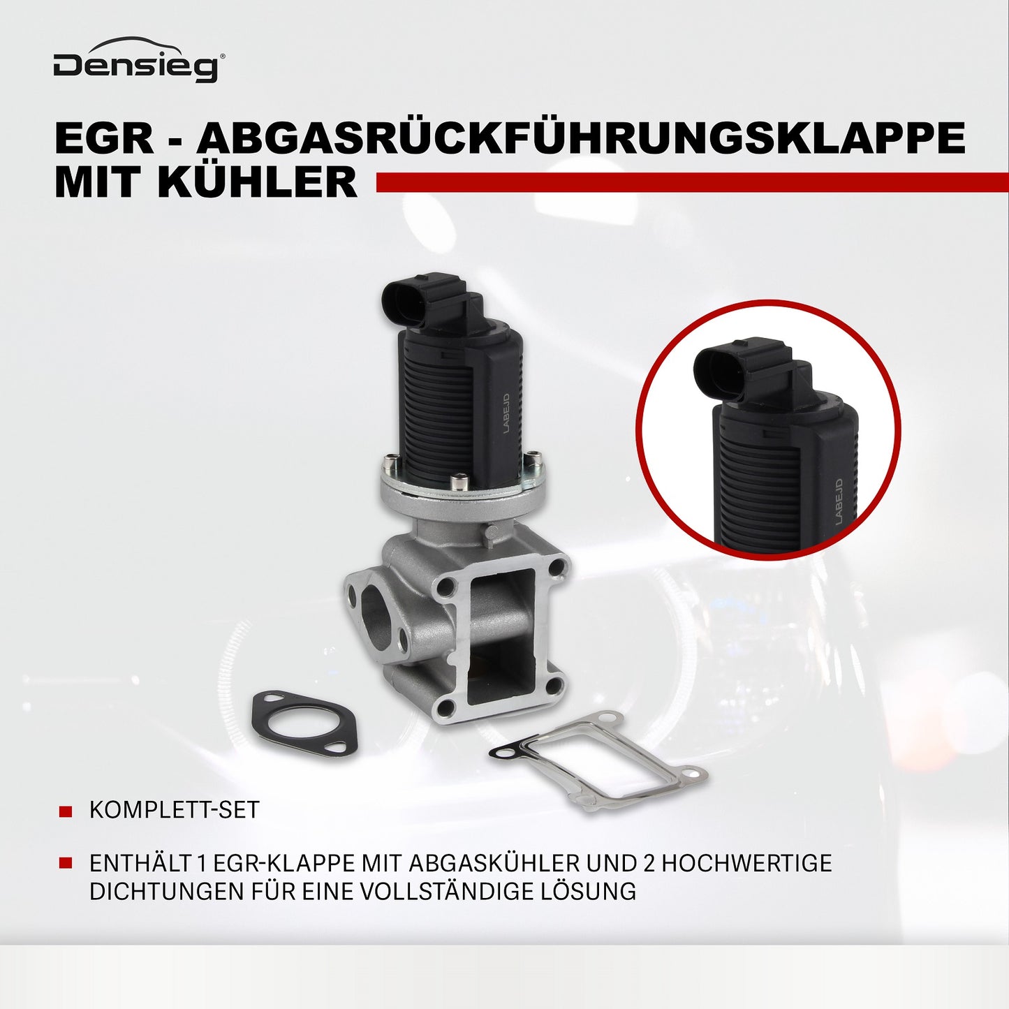 AGR Ventil mit Kühler 851341, 5851056 für ALFA ROMEO + 2 Dichtungen