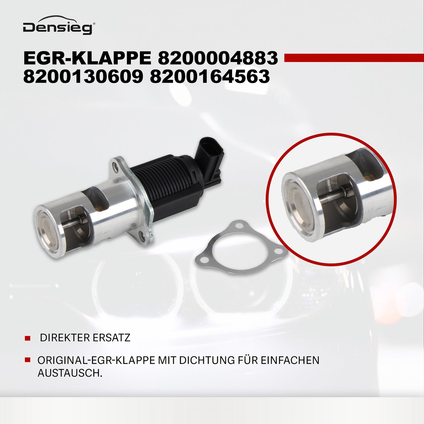 AGR-Ventil für Clio Modus Kangoo 1,5dci 8200004883 7700107471 + Dichtung