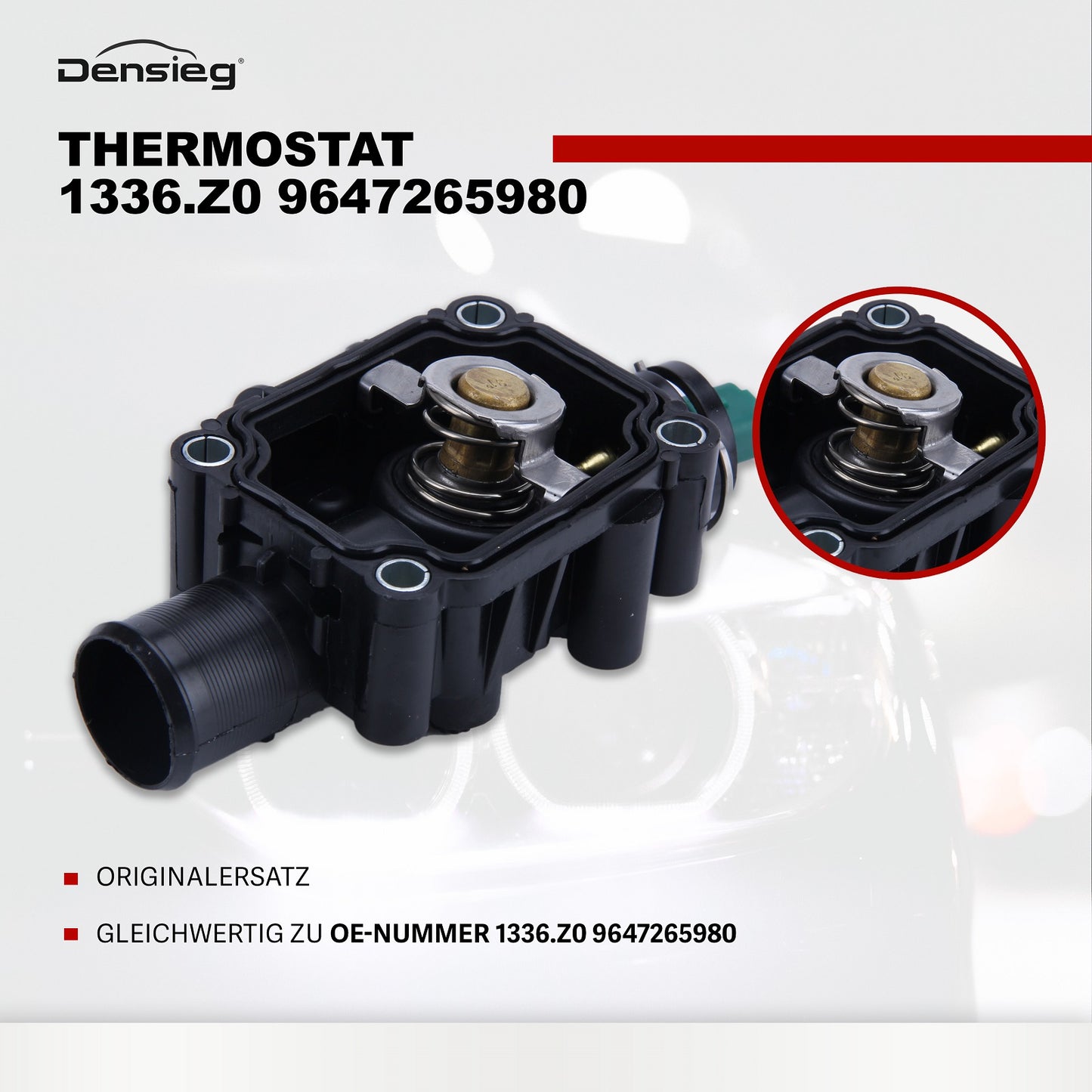 Thermostat Kühlmittel für Citroen BERLINGO C2 C3 C4 Peugeot 206 307 1007