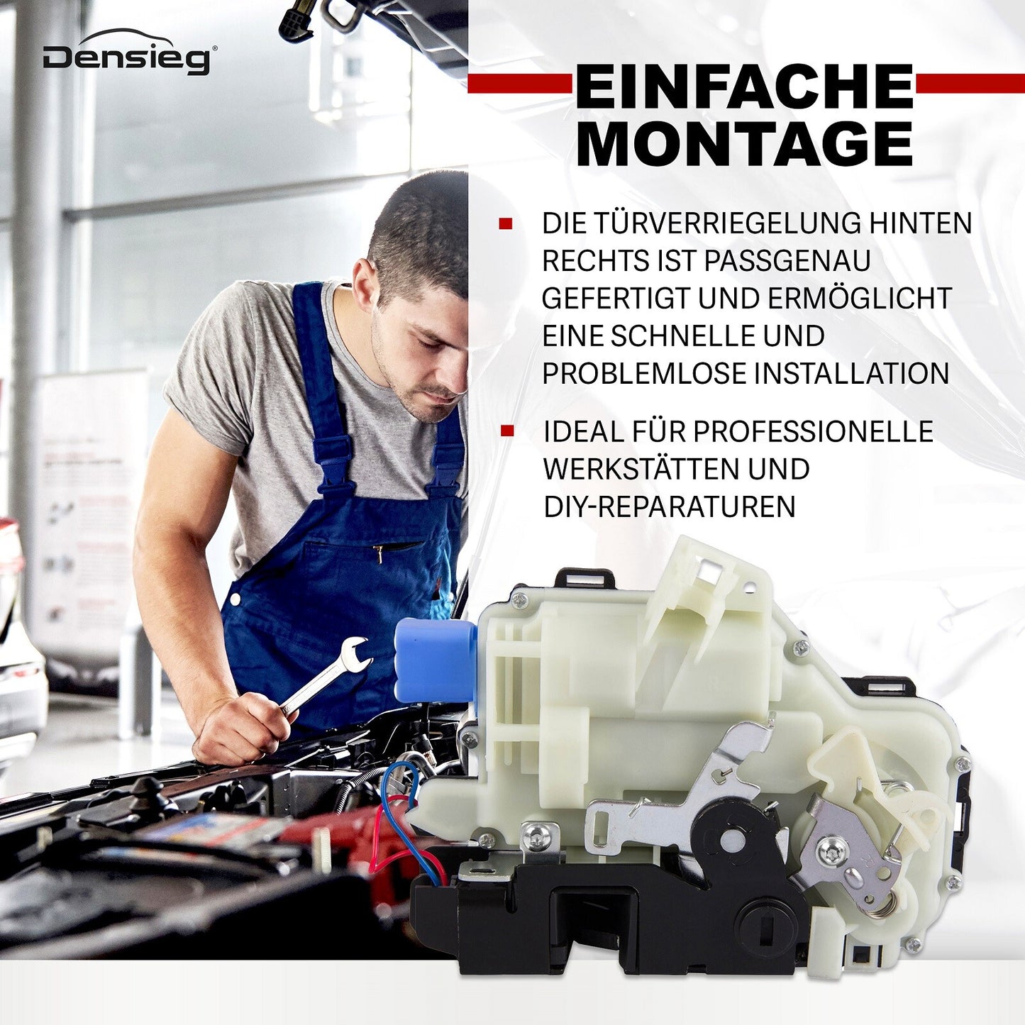 Türschloss Hinten Rechts für VW Polo 9N Seat Ibiza 6L1 Fabia 6Y2 6Y3 6Y5