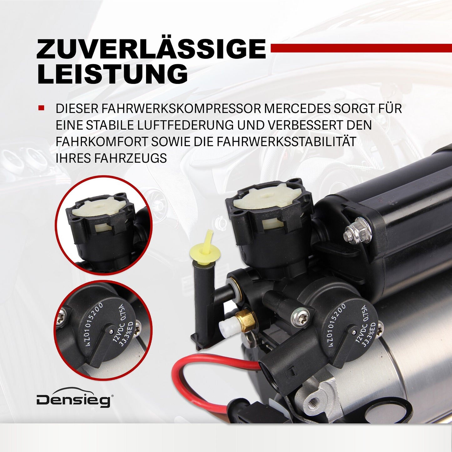 Luftfederung Kompressor – für Mercedes E-Klasse W211 S211