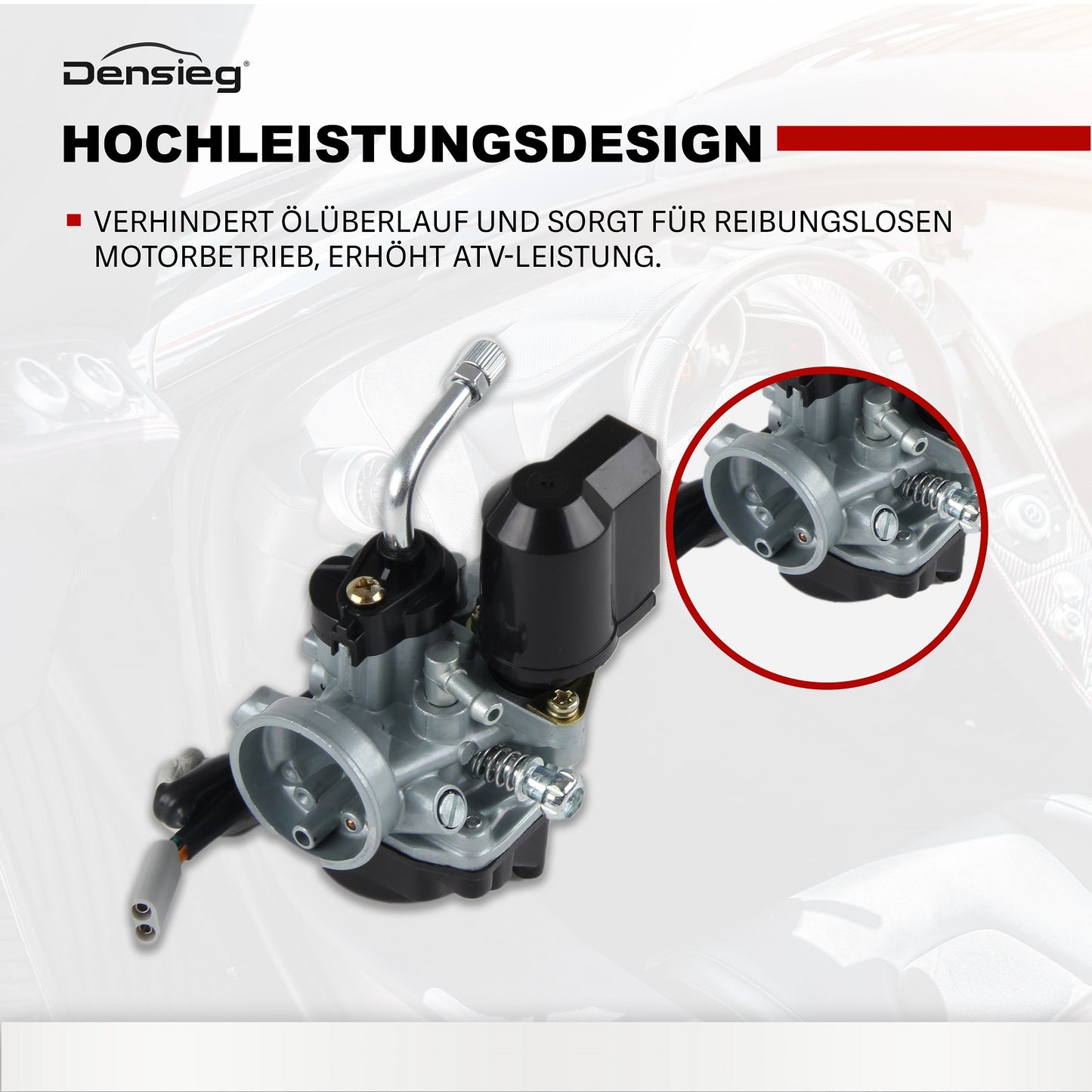 17,5mm Sport Vergaser Kit für Piaggio Sfera NSL TPH NRG Zip Gilera DNA