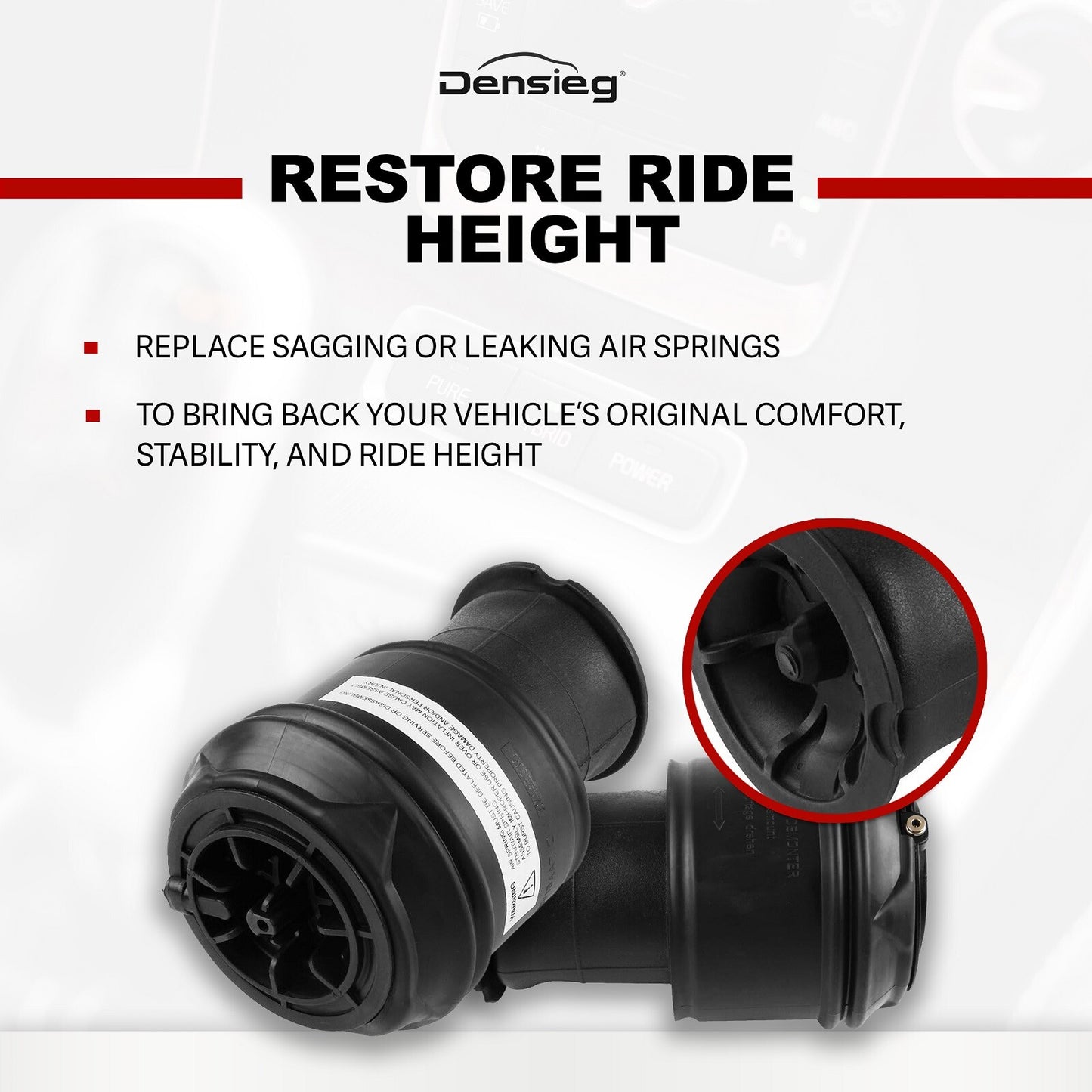 1x Luftfederung Federbalg für C4 Picasso Grand Picasso 5102GN L/R Hinten