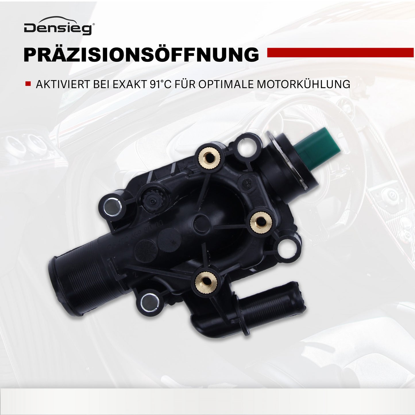 Thermostat Kühlmittel für Citroen BERLINGO C2 C3 C4 Peugeot 206 307 1007