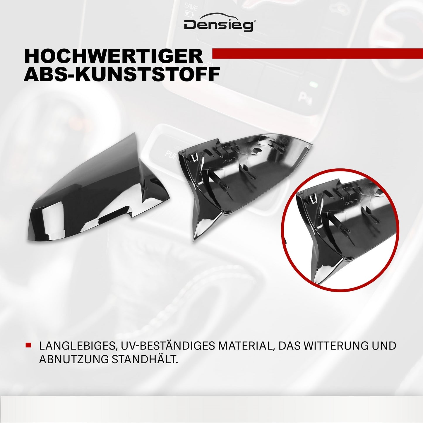Paar Glanz Schwarz Spiegelkappen Gehäuse Für BMW F20 F21 F22 F23 F30 F31 F32 F33 F36