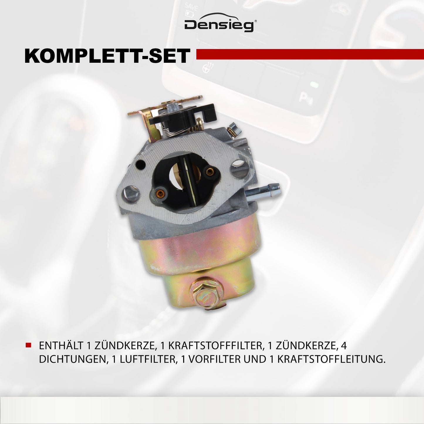 Vergaser & Luftfilter Kit für Honda GCV135 GCV160 Motor inkl. Dichtsatz