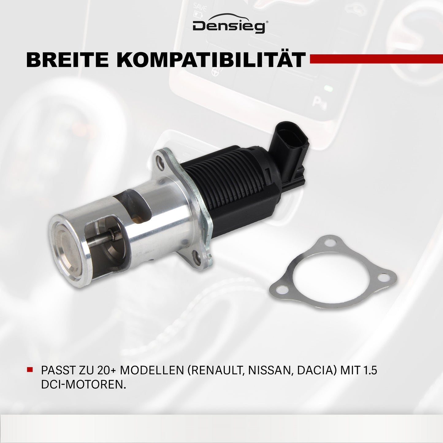 AGR-Ventil für Clio Modus Kangoo 1,5dci 8200004883 7700107471 + Dichtung