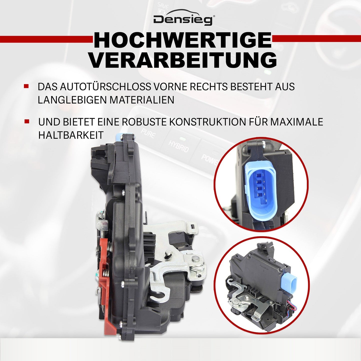 Türschloss Vorne Rechts für Golf 5, Golf Plus & Touran 03-09 3D1837016A