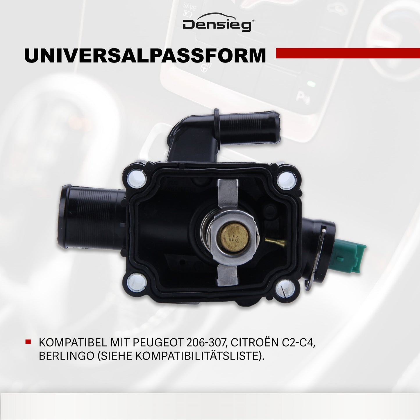 Thermostat Kühlmittel für Citroen BERLINGO C2 C3 C4 Peugeot 206 307 1007