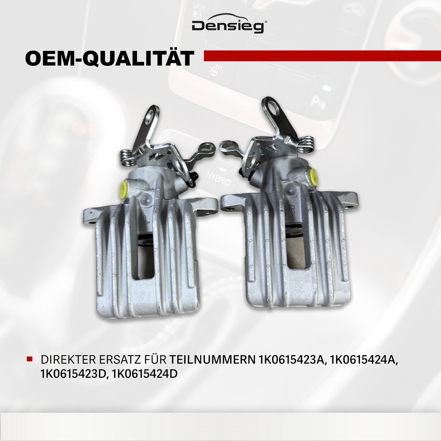 2x Bremssattel Hinten Links Rechts 1K0615423A für Audi A3 VW GOLF 5 6