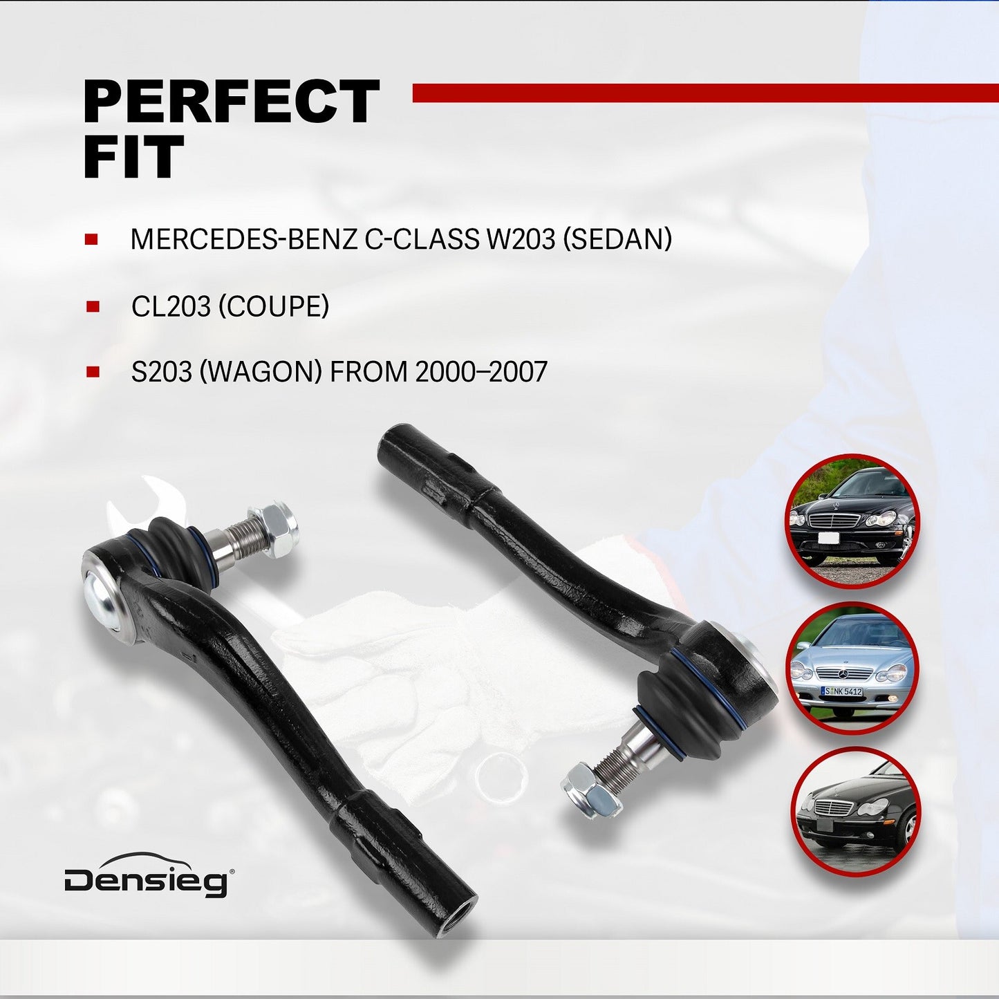 Querlenker Komplett Satz Vorne für Mercedes C-Klasse W203 CL203 S203