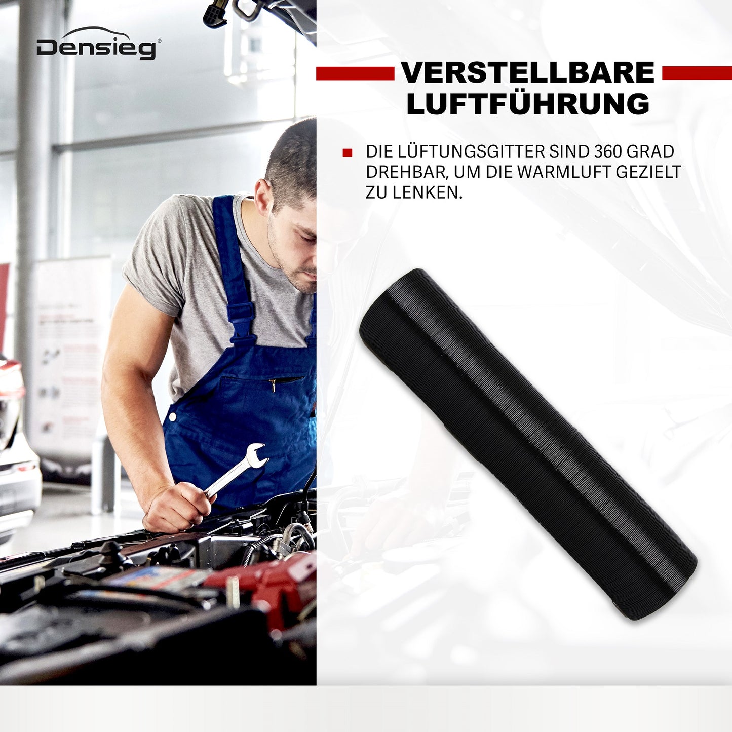 Diesel Standheizung 75mm T-Rohr-Set Warmluftauslass Entlüftungsschlauch