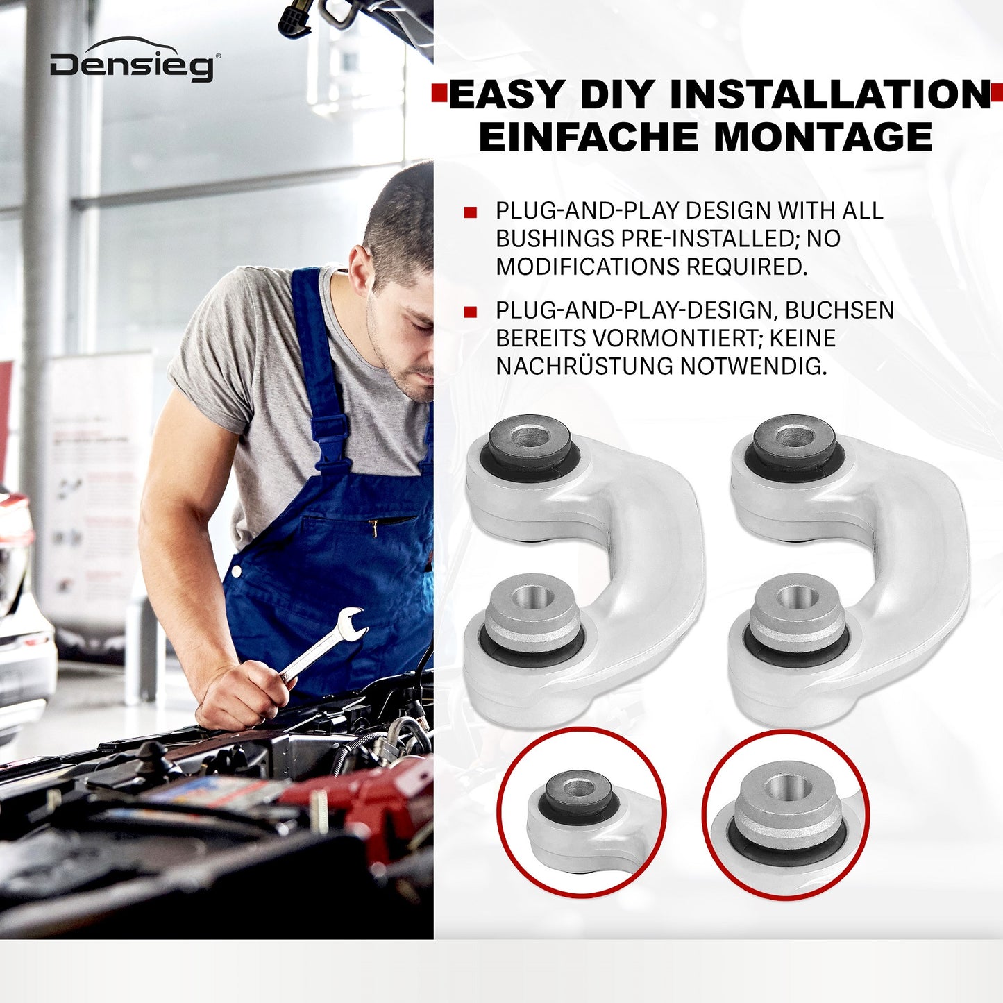 Querlenker Satz 8D0498998 für A4 B5 & A6 C5, VW Passat 3B, Skoda Superb