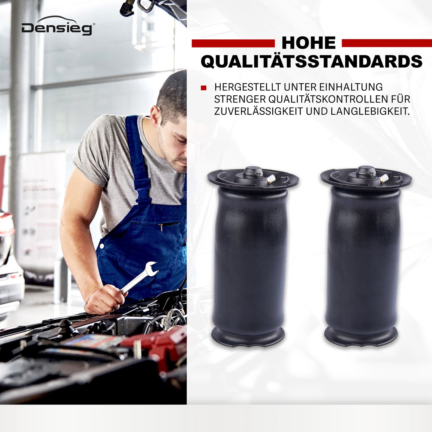 2x Luftfeder Hinten Links Rechts 37126765603 für BMW 5er E61 2004-2010