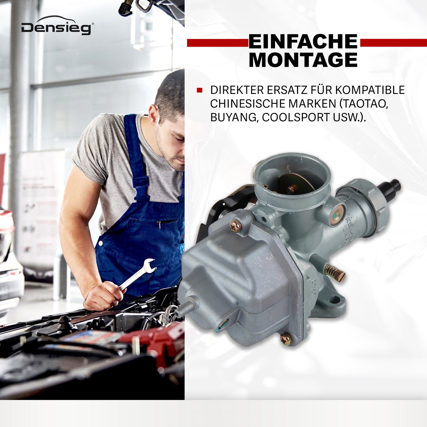 PZ27 Vergaser 27 mm für 4-Takt GC 125 150 200 250cc ATV Taotao Sunl