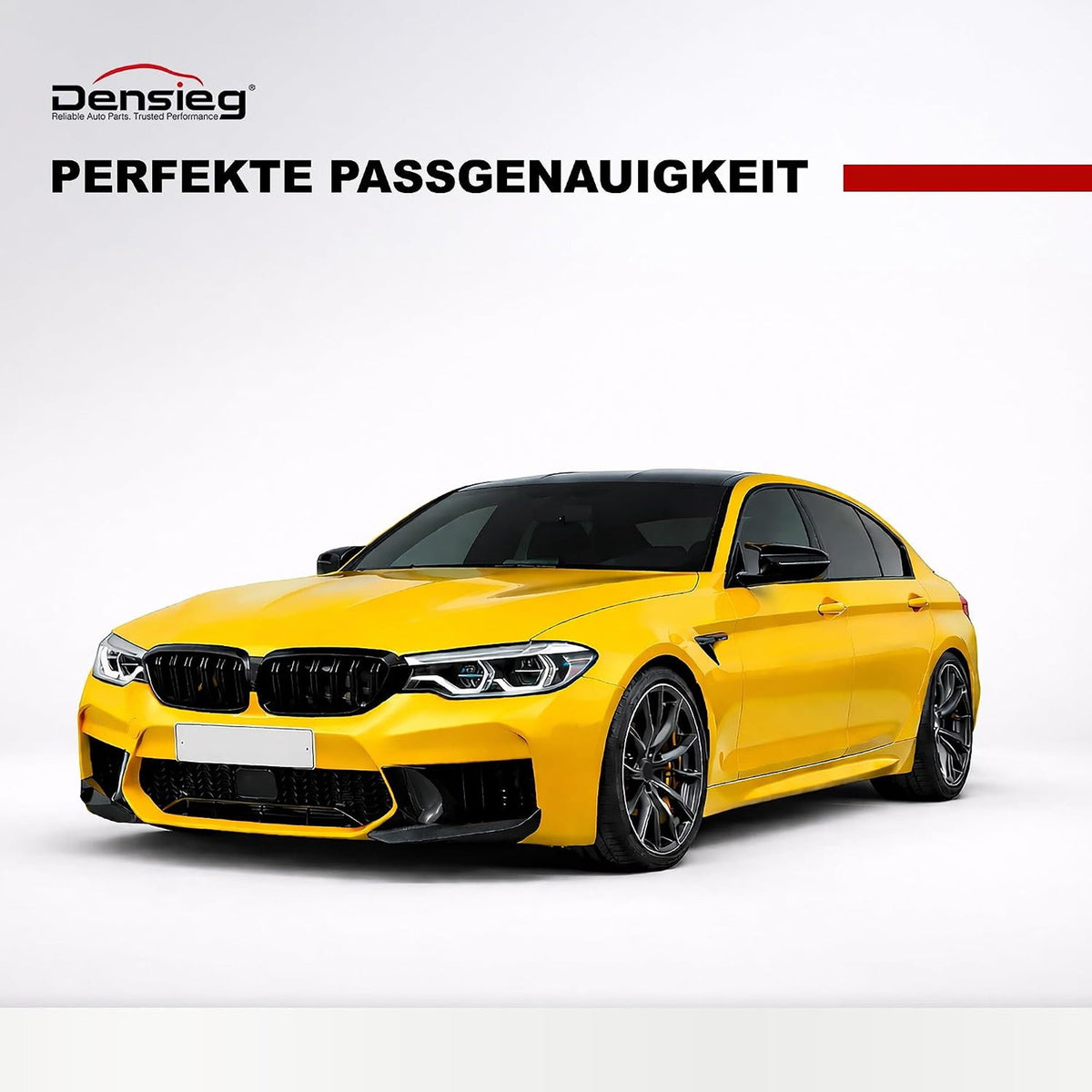 Doppelsteg Kühlergrill für BMW 5 Series G30 G31 GLANZ SCHWARZ 2017-2021
