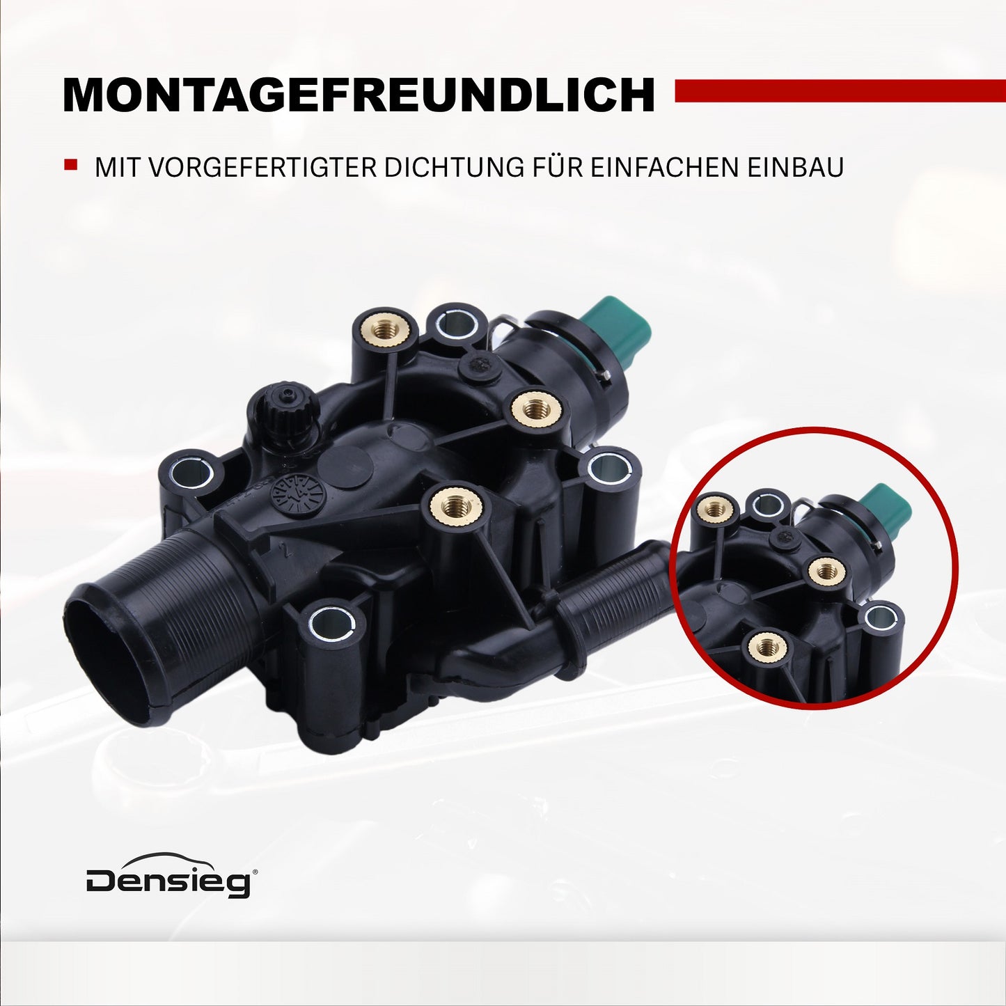 Thermostat Kühlmittel für Citroen BERLINGO C2 C3 C4 Peugeot 206 307 1007