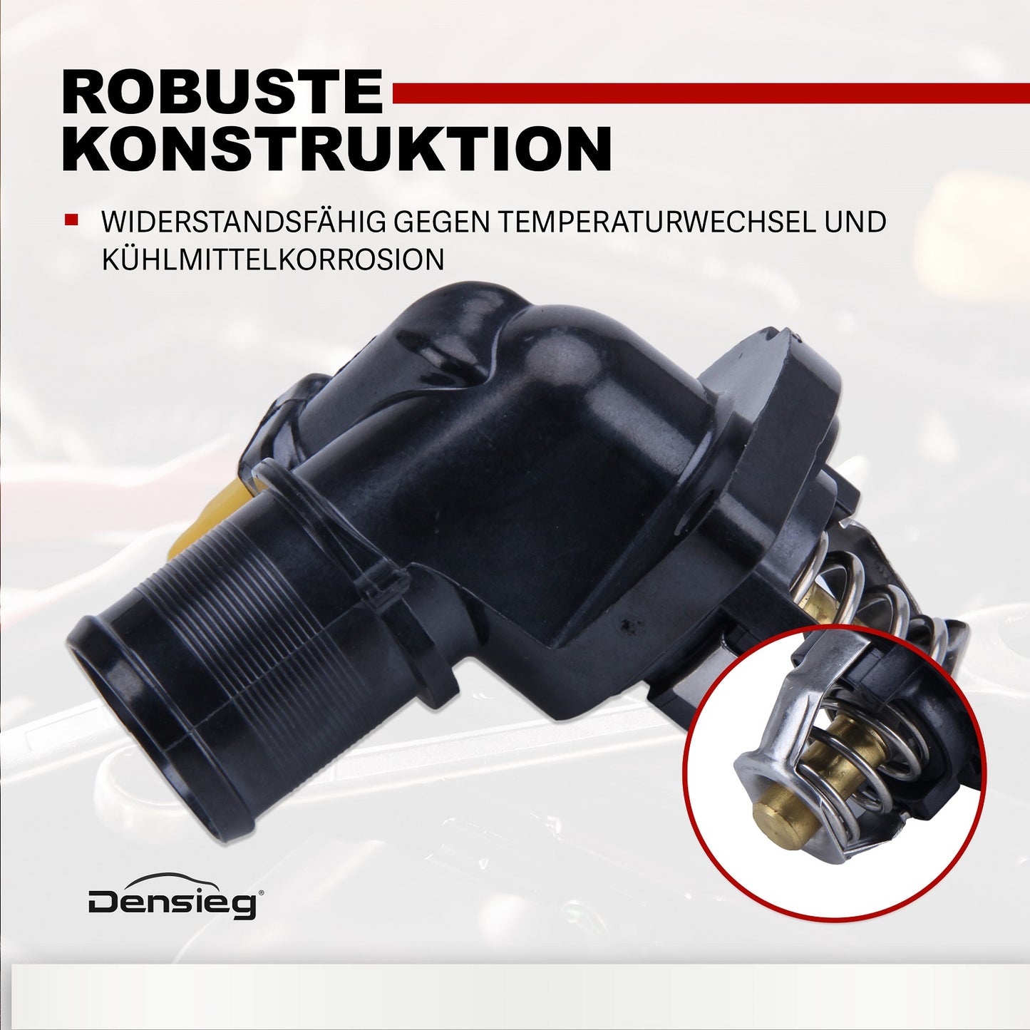 Thermostat für Fiat Citroën C2 C3 Peugeot 1007 207 5352203 / 9650926280