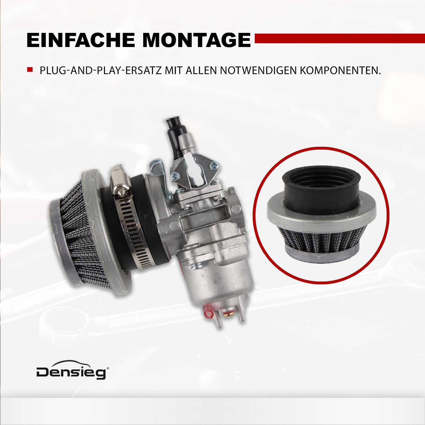 PZ13 13 mm Vergaser für 2-Takt 43cc 47cc 49cc Pocket Bike Mini Motor ATV