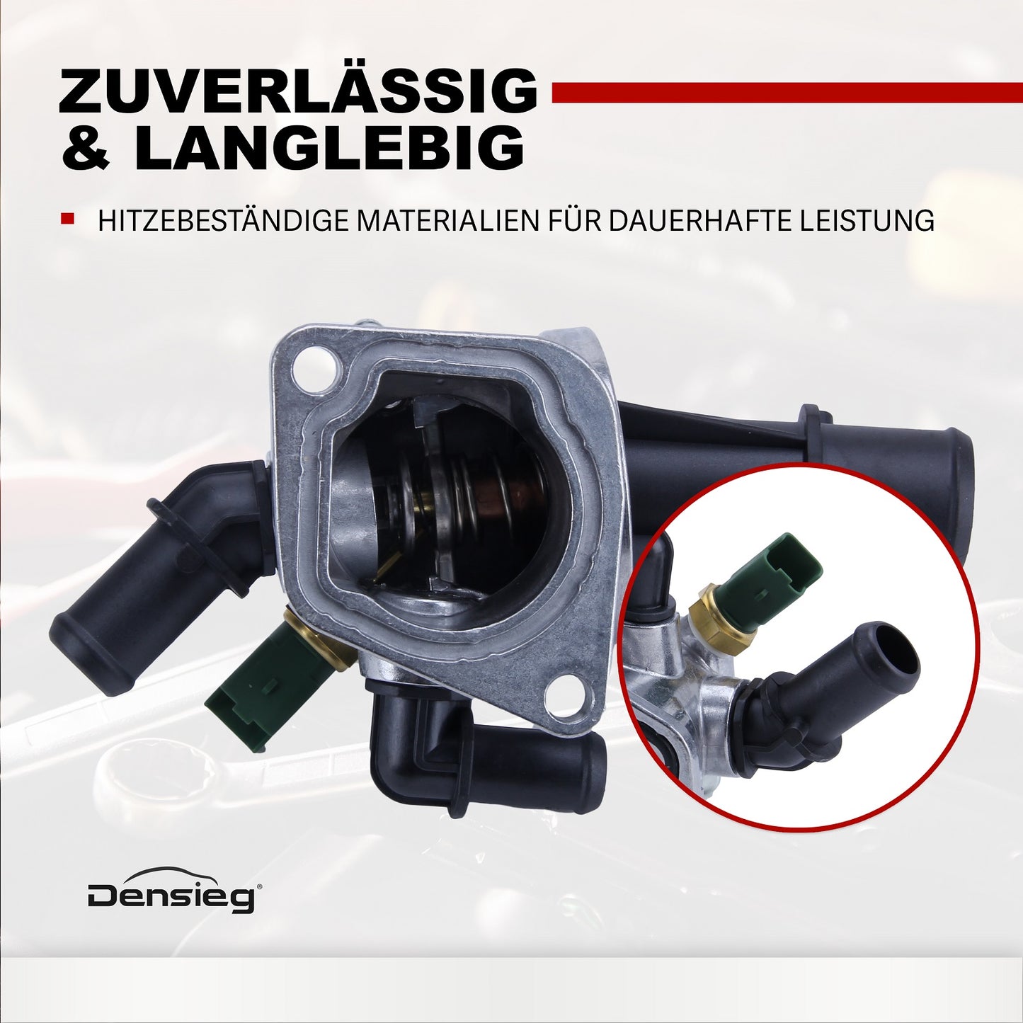 Thermostatgehäuse für Fiat 500 Ford KA Doblo Panda 55180041 / 55224021