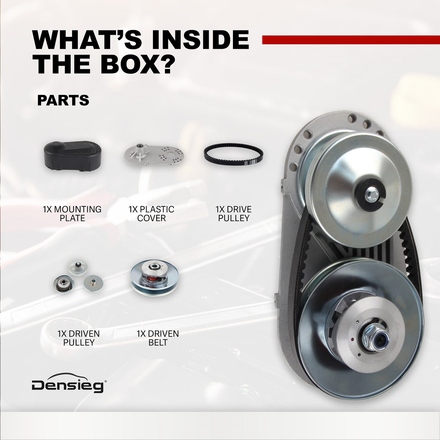 Go-Kart Kupplung 3/4" TAV 30 mit Zubehör 10T/12T Ritzel für 4-8 PS Motor