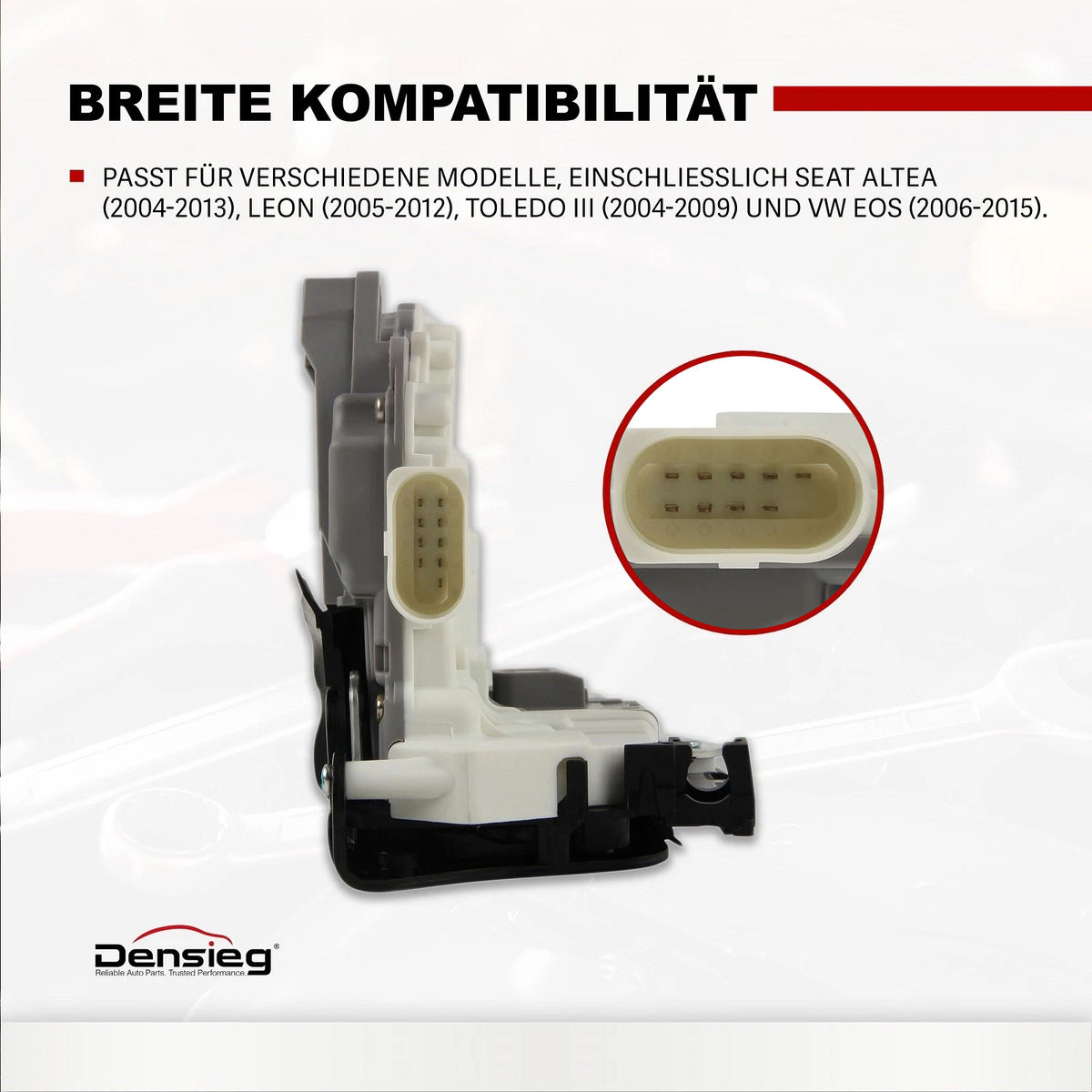 Türschloss Stellmotor Vorne Links für Altea 5P1 Leon 1P1 VW EOS 1F7 1F8