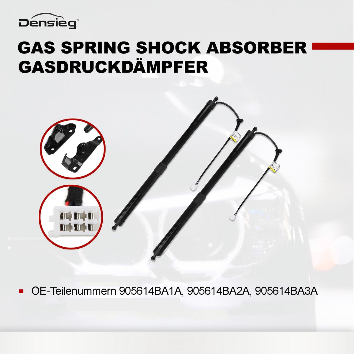 Elektrische Heckklappe Lift Support Strebe L+R für Nissan X-Trail T32 2014-2020