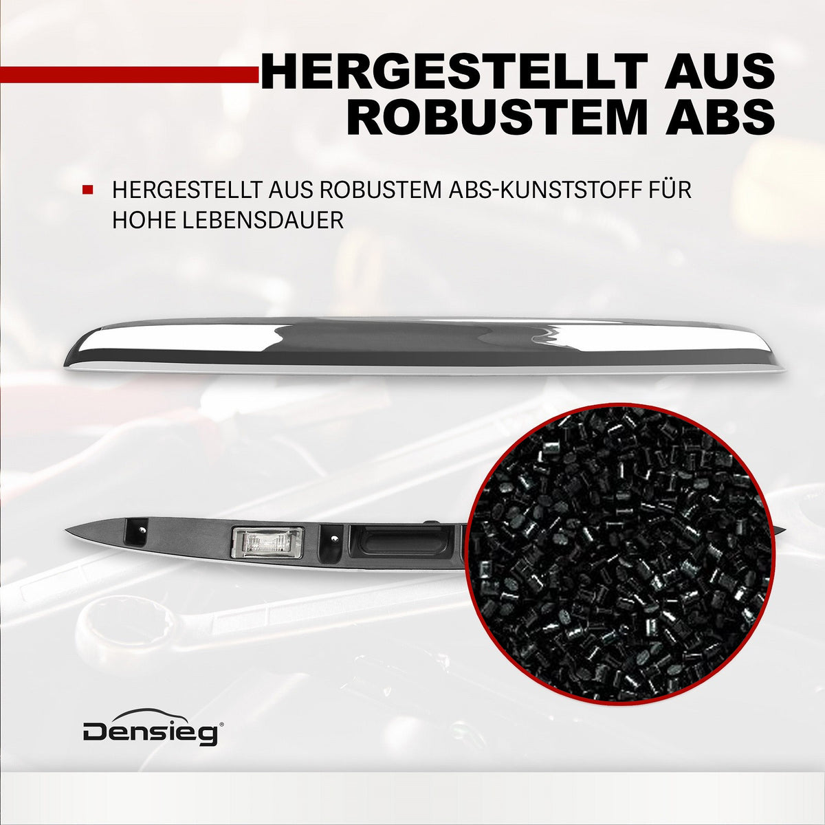 Heckklappengriff Griffleiste Chrom für Mini R55 R56 R57 R58 R59 2007–2015