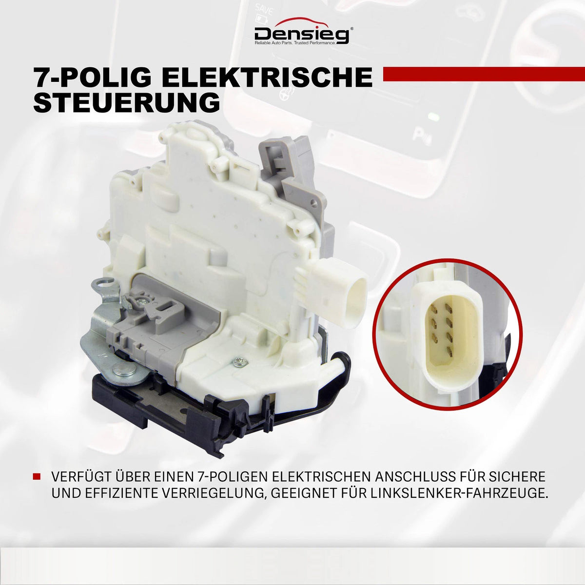 Türschloss Vorne Rechts für Altea 5P1 Leon 1P1 VW EOS 1F7 1F8